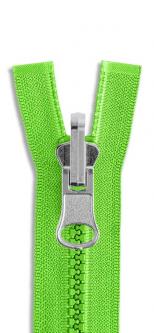 YKK VISLON KUNSTSTOFF 2-WEGE Wende Reißverschluss Zweiwege 536 - gelbgrün
