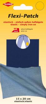 KLEIBER FLEXI PATCH elastische Aufbügelflicken - 15x20cm 058 - marine