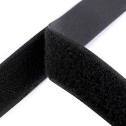 Klettband Flauschband 100mm zum annähen schwarz 100mm Schwarz