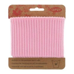 Grobstrick - Cuff Fertigbündchen 110cm Rippenstrick 511 - hellrosa