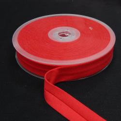Meterware Jersey Einfassband 20mm Schrägband Rot