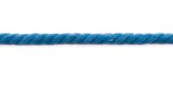 MEGA Dicke gedrehte Baumwollkordel 12mm UNI 839 - jeansblau