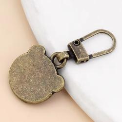 Nähmit - Reißverschluss Ersatz Zipper Altmessing | TEDYBÄR