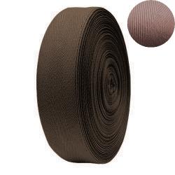 50m Rolle Baumwoll Nahtband Köperband 40mm BRAUN - ABVERKAUF 570 - braun | 40mm