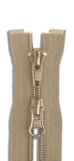 YKK 2-Wege Spiral Kunststoff Reißverschluss Zweiwege teilbar 573 - beige