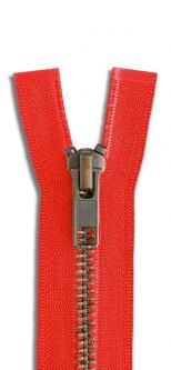 YKK Metall Reißverschluss nicht teilbar hochrot - 820 820 - rot