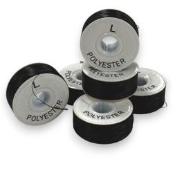 Stickmaschinen - Bobbin Unterfaden für Stickmaschine 5 x 120m 580 - schwarz