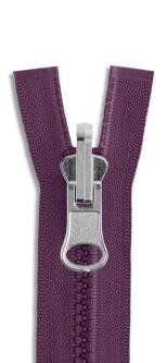 YKK Vislon Kunststoff Wendereißverschluss teilbar 863 - aubergine