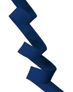 Farbiges Gummiband Standard 20mm Meterware 058 - marine