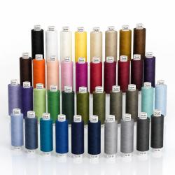 40 x Gütermann Allesnäher Nähgarn Toldi SET - 500m Alle Farben je 1 Rolle