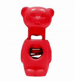 Teddybär Kordelstopper 820 - rot