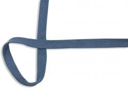 Flachkordel Baumwolle Kordel Meterware 839 - jeansblau
