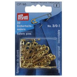 PRYM Sicherheitsnadeln MS 19/23/27 mm goldfarbig 