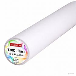 ROLLE / Nähmit - Feine, elastische Bügeleinlage für leichte Stoff 120cm x 30m 501 - weiss