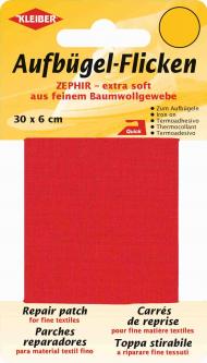 Kleiber Baumwoll Aufbügelflicken rot 820 - rot