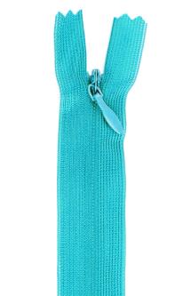 YKK Reißverschluss Nahtverdeckt 25cm - Nahtfein verschiedene Farben 547 - wasserblau