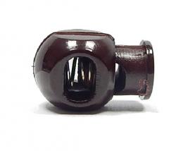 Kordelstopper Cube 1-Loch 570 - braun