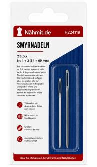 Smyrnadeln 2 Stück Nr. 1 + 3 