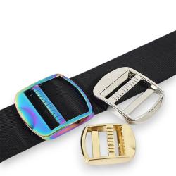 Metall - Klemmleiterschnalle für Taschen 25mm & 38mm 