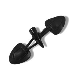 Dufflecoat Knebelverschluss Mantelverschlüsse Clarissa schwarz 