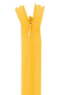 YKK Reißverschluss Nahtverdeckt 60cm - Nahtfein verschiedene Farben 506 - gelb