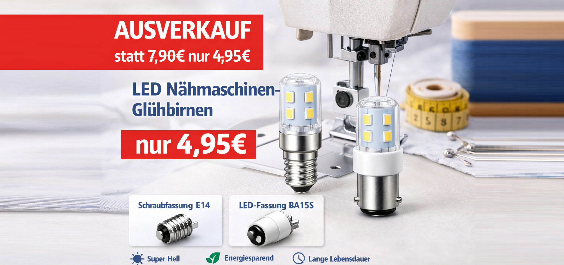 Startbanner LED BIRNEN